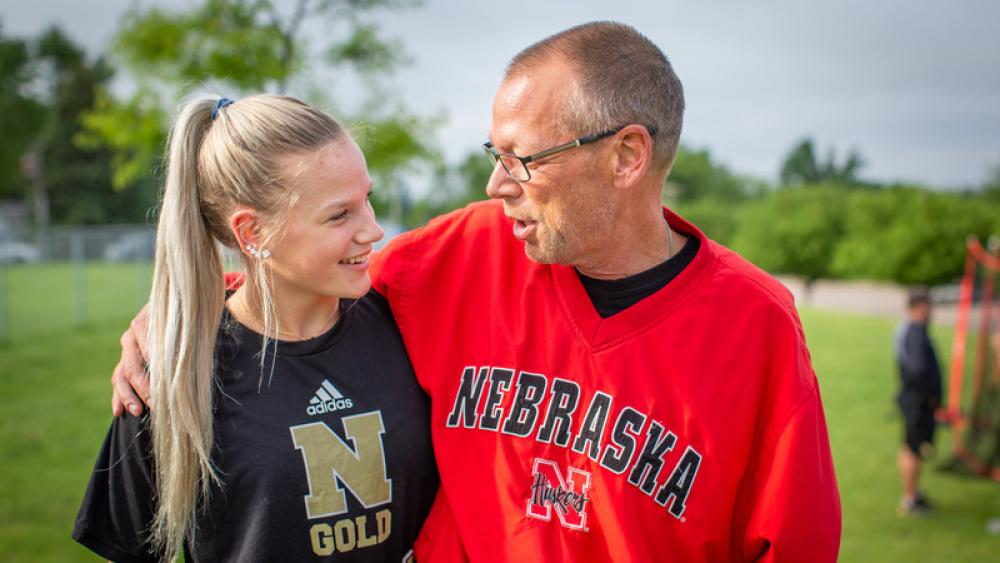 Mark Schmidt and daughter Sam