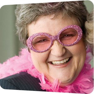 Cropped portrait of Cheryl Stevens