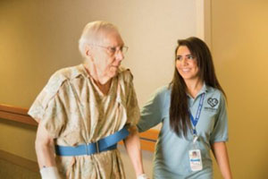 nurse with patient