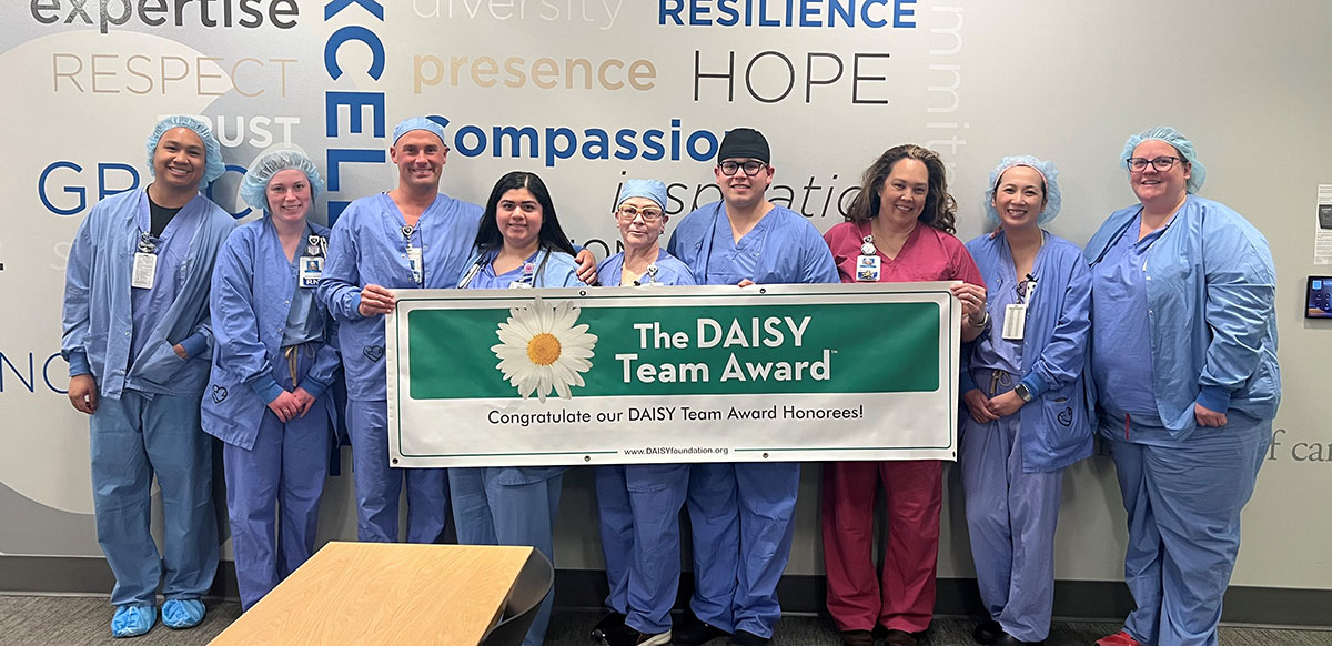 Methodist Hospital staff honored with The DAISY Team Award