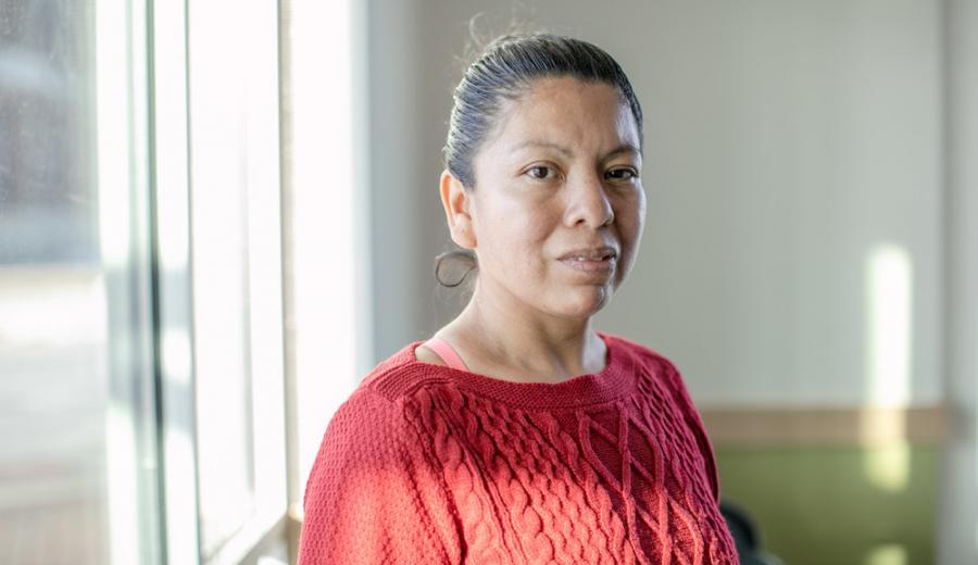 Inocenta Barrera, a Methodist mobile 3D mammography patient