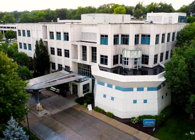 Aerial view of MECC