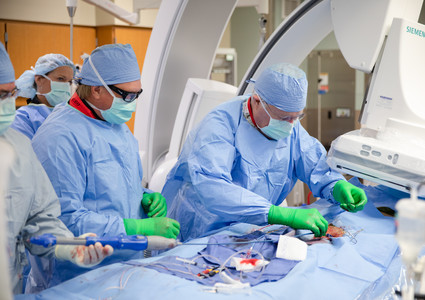 TAVR procedure for severe aortic stenosis