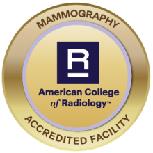 American College of Radiology Mammography Accredited Facility badge