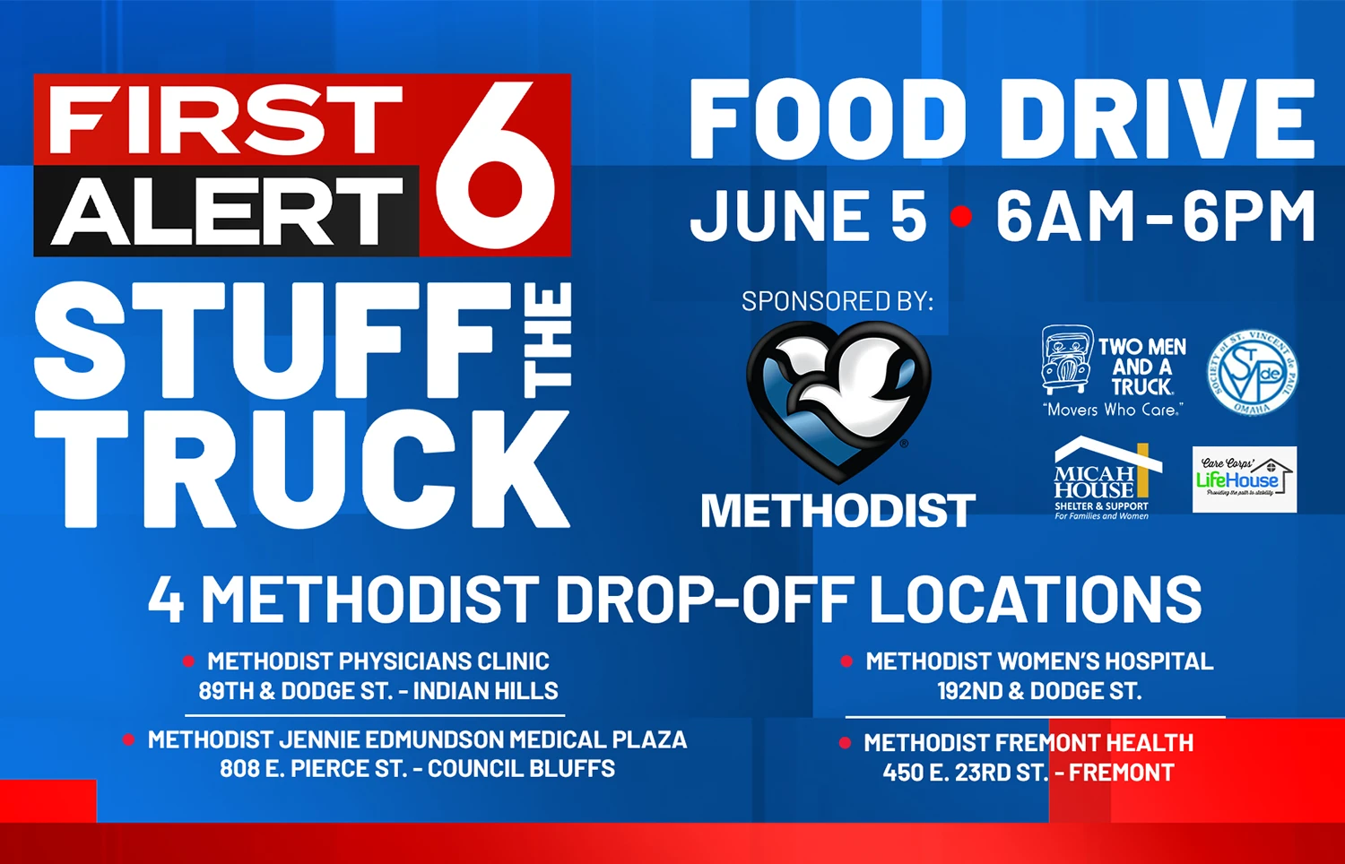 Stuff the Truck Food Drive June 5, 2025