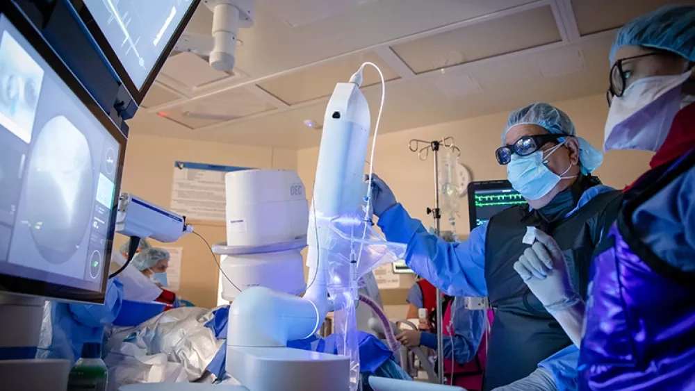 The Ion by Intuitive robotic-assisted biopsy system