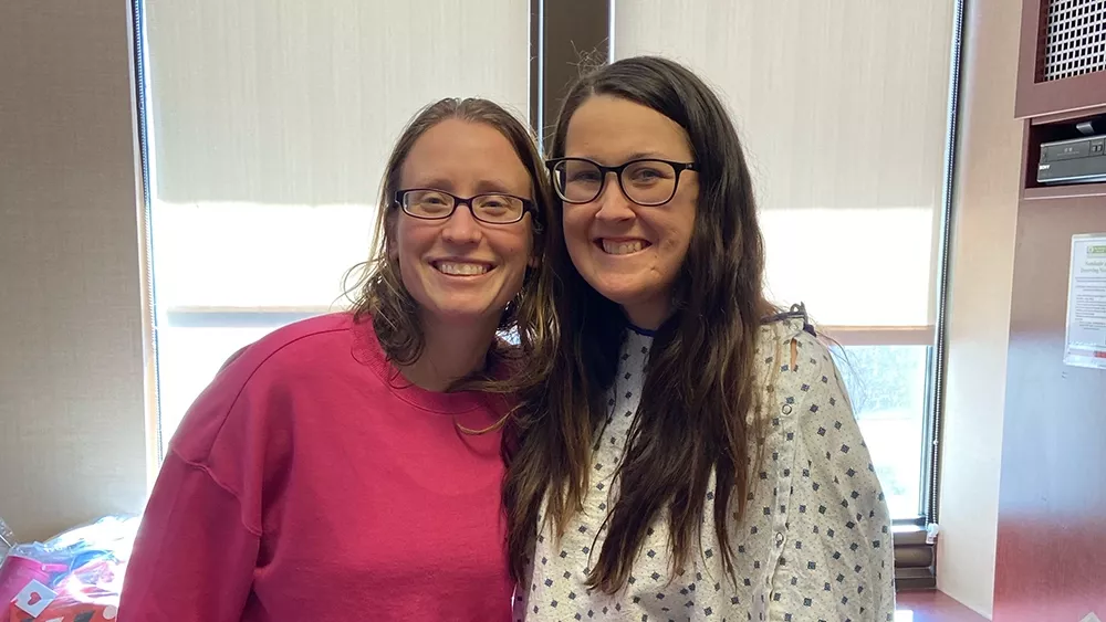 Emily Crowe and Chrissy Zbylut