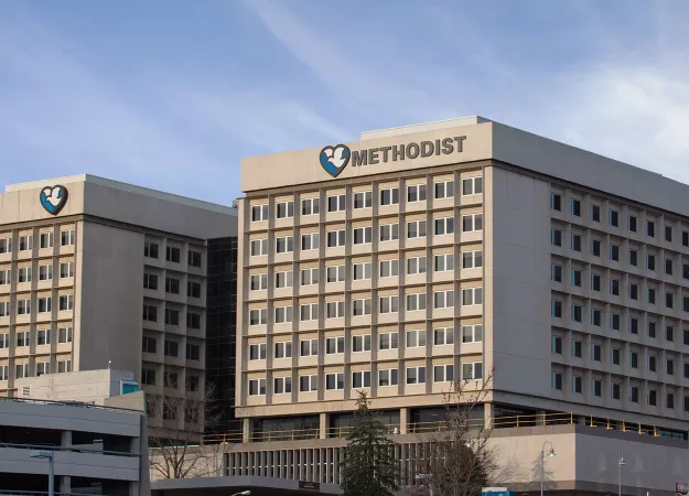 Photo of Methodist Hospital in Omaha, NE.