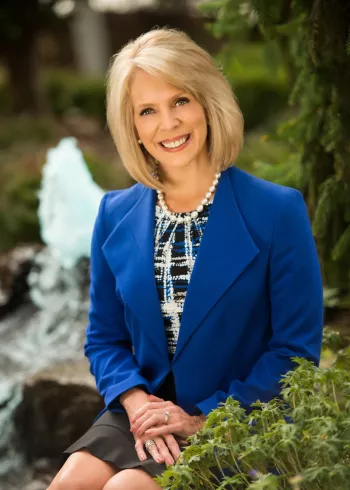 Photo of Tracy Madden-McMahon, president and chief executive officer of Methodist Hospital Foundation in Omaha, NE.