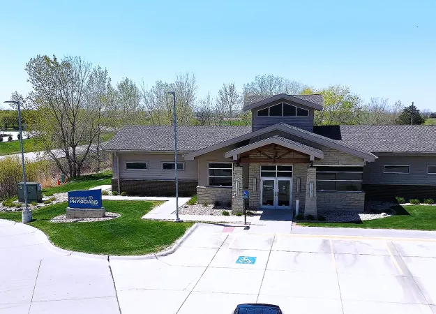 Aerial photo of Methodist Physicians Clinic West Shores in Waterloo, Nebraska